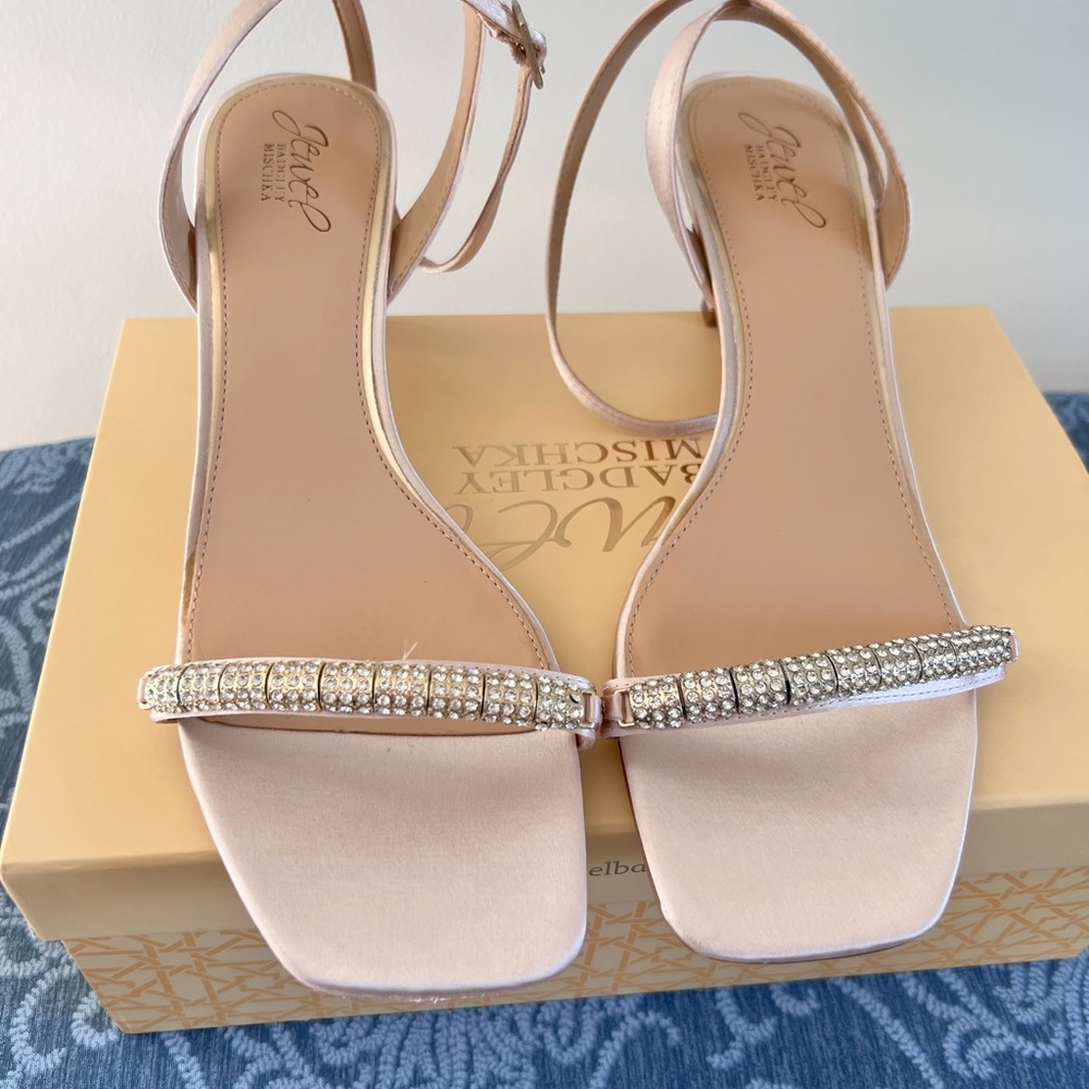 Size 10 Jewel By Badgley Mischka Heels